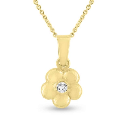 Billede af Vedhæng hyldeblomst brillant w/vs. 