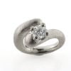 Billede af Ring med brillant 1,00 w/vs., 14 kt. hvg.