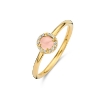 Billede af Spirit Icons Euphoria Pink ring forgyldt sølv m. krystal + cz (str. 52)