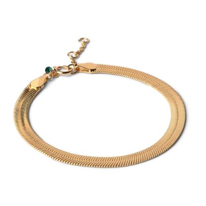 Billede af ENAMEL Copenhagen Caroline armbånd sølv forgyldt (15,5 + 2cm)