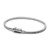 Billede af Pandora Moments Sliding Slangekædearmbånd sølv m. magnetlås (20 cm)