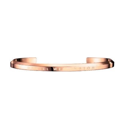 Billede af *Daniel Wellington Classic Cuff - Armring i rosa guld stål str. small