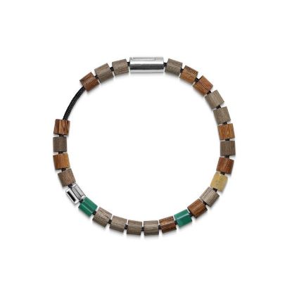 Billede af Mads Z Black Sun Klitmøller sølv armbånd 