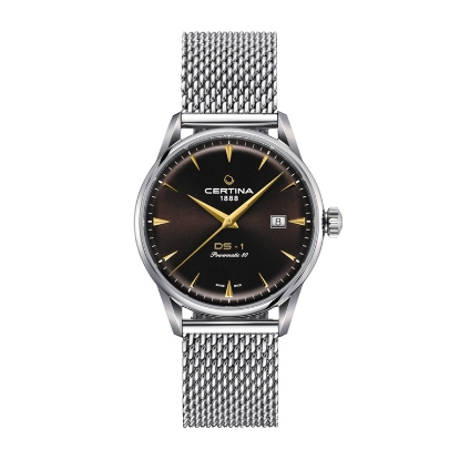 Billede af Certina DS-1 Powermatic 80 automatic stål bundle med stål+ læderrem