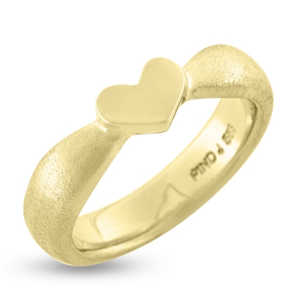 Billede af Ring hjerte, br. 5 mm. hjertering, priser fra
