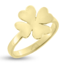 Billede af Ring firkløver 14 kt.