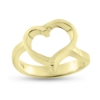 Billede af Ring hjerte, åbent hjerte, 8 kt. 