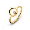 Billede af Spirit Icons Infinity ring sølv forgyldt cz str. 56