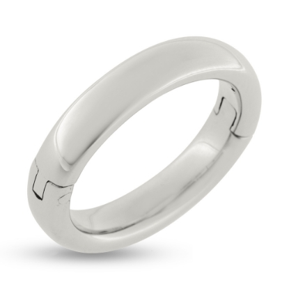 Billede af Gigtring (bredde 4,5 mm., tyk. 2,6 mm.) str. -59, 925s forgyldt (prøvering) (forgyldning vil blive slidt af ved brug !)