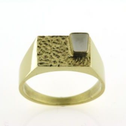 Billede af Tand ring 8 kt. fac. 6,1 gr (prisen er excl. guld)