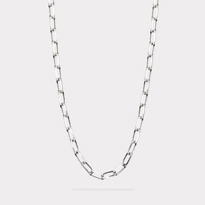 Billede af IX Studios Prestige halskæde sølv (42 cm)