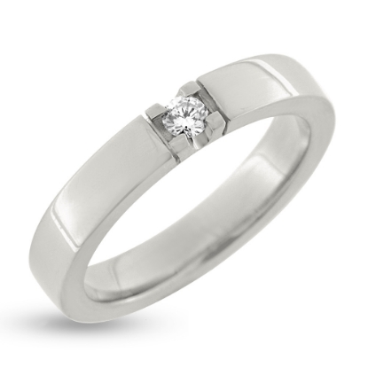 Billede af Alliancering 0,10 w/vs. 14 kt. hvg.