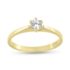 Billede af Ring solitaire 14 kt facon 2,4 gr. (prisen er excl. guld)