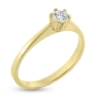 Billede af Ring solitaire 14 kt facon 2,4 gr. (prisen er excl. guld)