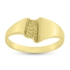 Billede af Ring m/ råguld 8 kt. facon 4,3 gr (prisen er excl. guld)