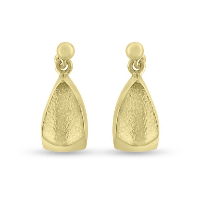 Billede af Øreringe "Valley" 925s forgyldt sølv