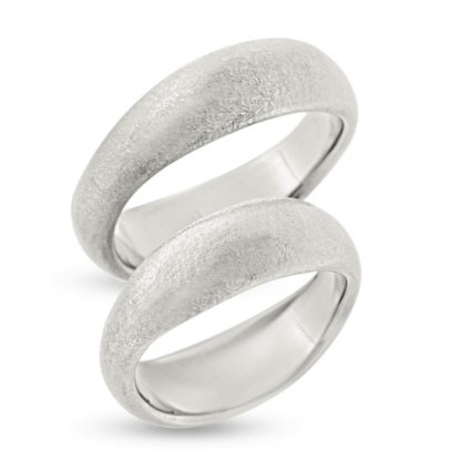 Billede af Vielses & Forlovelses ringe, br. 6,9 mm  massive 14 kt. hvg.