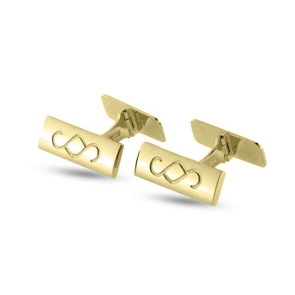 Billede af Manchetknapper med paragraftegn 8 kt.