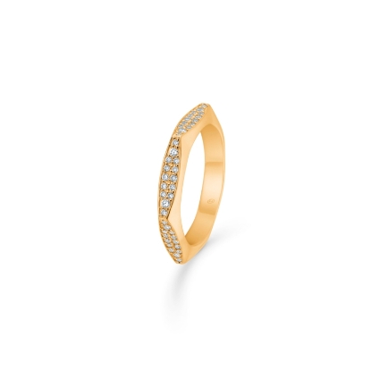 Billede af *Mads Z "Diamond Sextet" ring 14 kt. guld m. diamanter (str. 54)