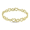 Billede af Armring "Hjertetrio" i 14 kt. guld