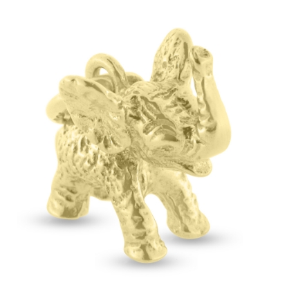 Billede af Vedhæng elefant 925s. forgyldt