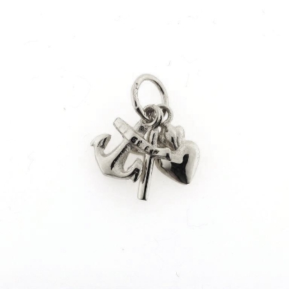 Billede af Vedhæng tro-håb-kærlighed 925s.