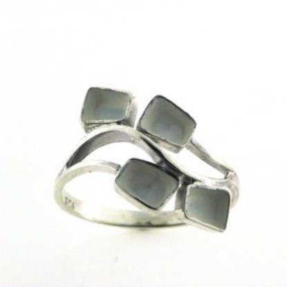 Billede af Tand ring 925 s. m. 4 tænder