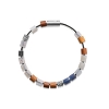 Billede af Mads Z Black Sun sølv armbånd "White Beach" 19,5 cm