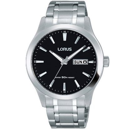 Billede af Lorus Classic herreur stål 5bar dag og dato 40mm