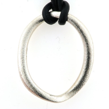 Billede af Vedhæng vreden tråd 14 kt. hvg. (snoet)