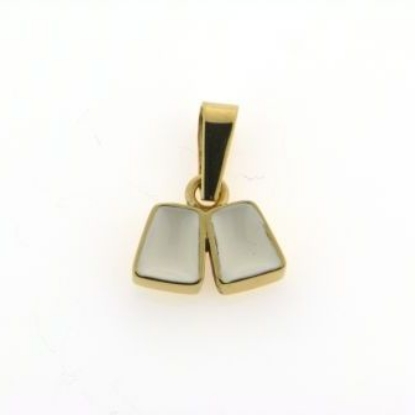 Billede af Tand vedh. m. 2 tænder 8 kt