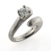 Billede af Ring med brillant 0,50 w/vs., 14 kt. hvg.