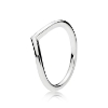 Billede af Pandora ring sølv Wishbone str. 60