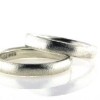 Billede af Viel. & Forlov. ringe, hmf-hamret 925s..