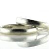 Billede af Viel. & Forlov. ringe, hmf-hamret 925s..
