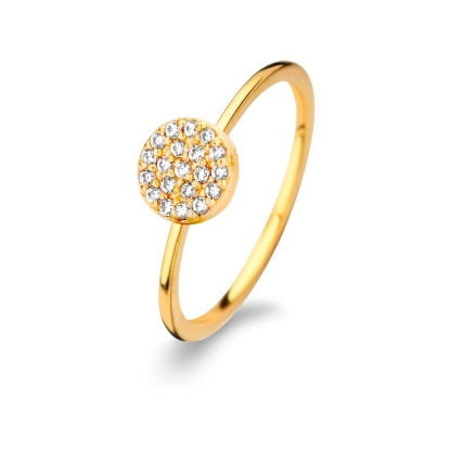 Billede af Spirit Icons ring MINI sølv fg cz str. 48-58