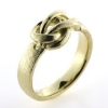 Billede af Ring med knob "pælestik" 14 kt. 