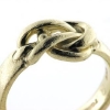 Billede af Ring med knob "pælestik" 14 kt. 