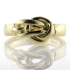Billede af Ring med knob "pælestik" 14 kt. 