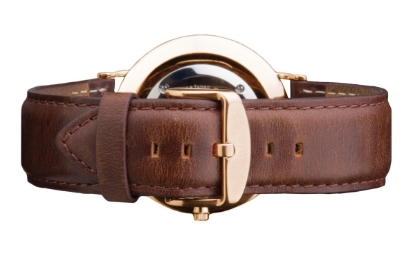 Billede af Daniel Wellington urrem Classic Bristol, læderrem, stål rosaforgyldt, 20mm