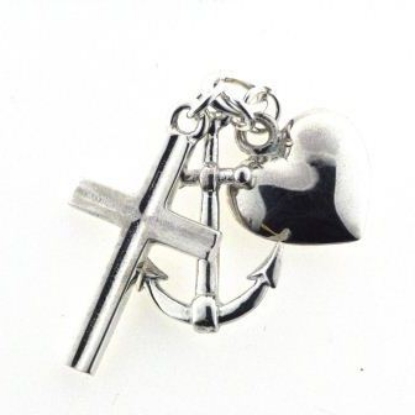 Billede af Vedhæng tro-håb-kærlighed 925s