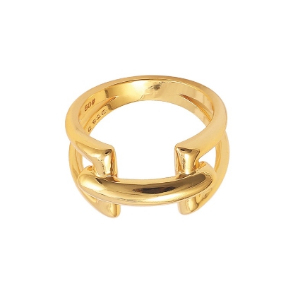 Billede af *Hultquist Anne ring forgyldt sølv (str. 55)