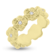 Billede af Ring hyldeblomster 8*0,03 w/vs., iloddet lav rørfatn. 14 kt. 