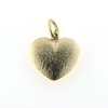 Billede af Vedhæng hjerte, massivt, ovalt øsken 8 kt. facon 4,2 gr. (prisen er excl. guld)