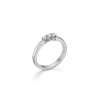 Billede af Mads Z "Crown Alliance" ring 14 kt hvg m. 3 x 0,09 ct w/si  str. 56