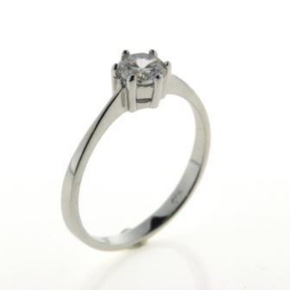 Billede af By Pind ring sølv rhd med syn zir.