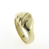 Billede af Ring med rå kløfter 8 kt. facon 6,4 gr. (prisen er excl. guld)