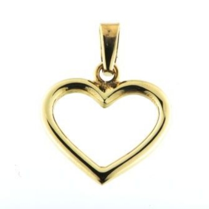 Billede af Vedhæng hjerte, tråd