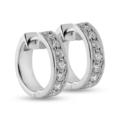 Billede af Ørecreol knæk, brill. 14* 0,02 w/vs. 14 kt. hvg.