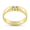 Billede af Ring m. syn. sten 2½ mm. 14 kt. facon. 4,0 gr. (prisen er excl. guld)